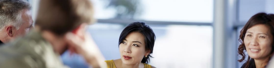 Team having discussion