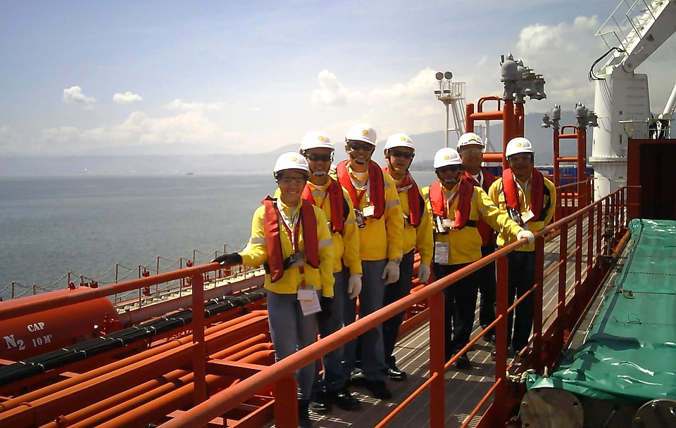 Preparing to board MR vessel NCC HUDA Voyage 201603
