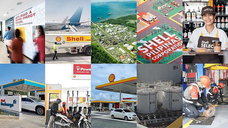 collage of shell pilipinas