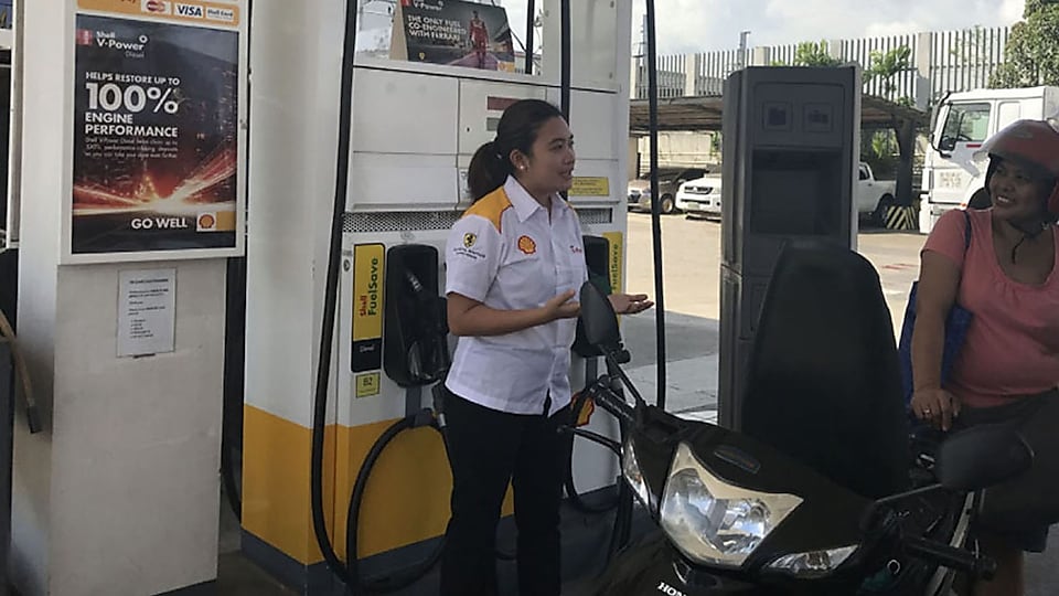 Kat Diola-Tia, account manager for Shell’s commercial fleet business 