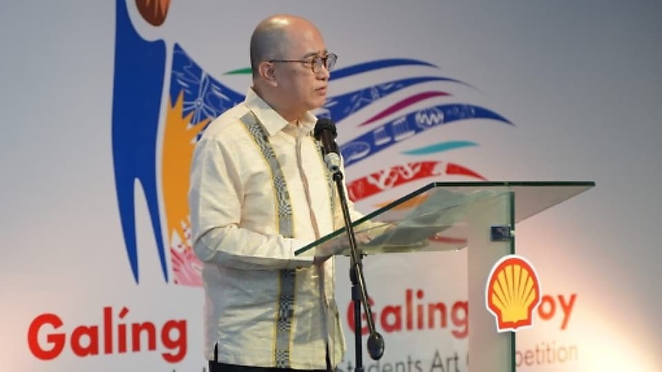 Victorino Manalo, Chairman of NCCA, says that art empowers the Filipino youth to become agents of change, utilizing their artistry to address social issues and contribute to a more just and equitable society.
