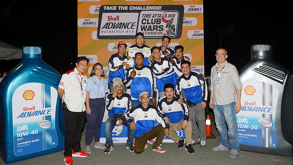 One of the participating bike clubs during the InsideRACING Club Wars gymkhana event held at the World Trade Center in Pasay City.