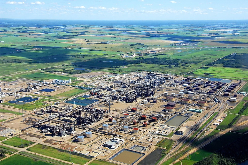Aerial view of the Quest CCS project in Canada