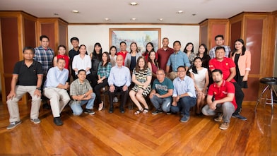 PSFI group of team posing for picture