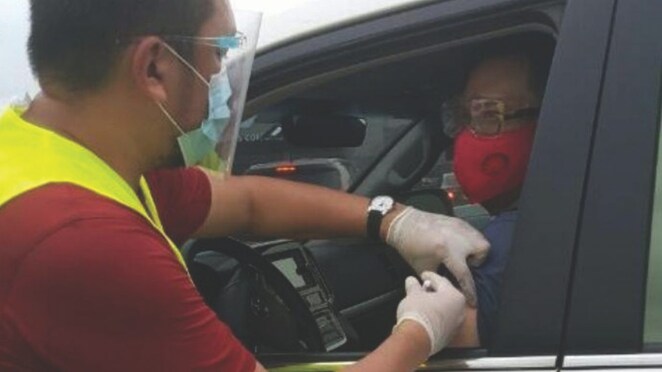 drive through vaccination